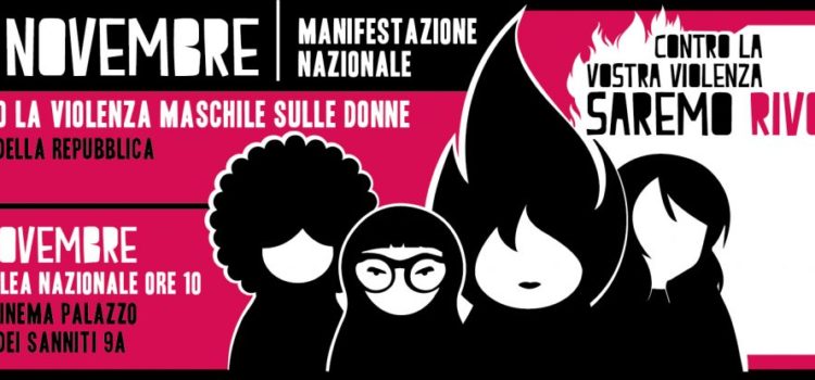 Manifestazione nazionale contro la violenza maschile sulle donne